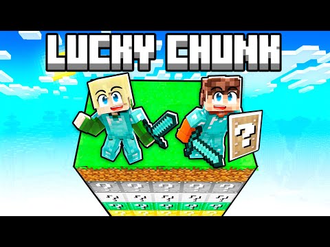 Overleven Op EEN LUCKY Chunk In Minecraft!