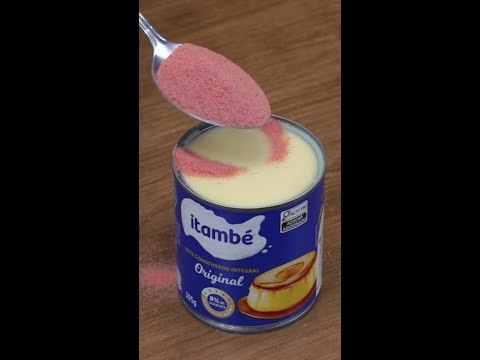 Misture leite condensado com gelatina e o resultado vai te surpreender! (VÍDEO COMPLETO NO CANAL)
