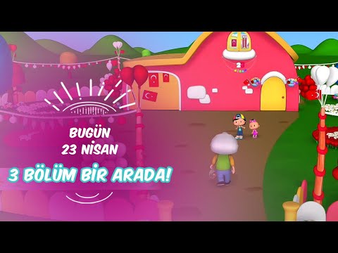 Bugün 23 Nisan💖👦👧 Leliko ve Pisi İle 3 Bölüm Bir Arada | Düşyeri