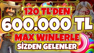 Slot Oyunları 🍀 Sizden Gelenler 🍀 120 TL 'den 600.000 TL Kazanç  Tebrikler | Max Winler
