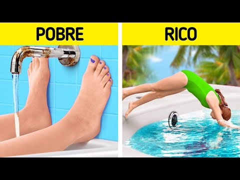 ¡ESTUDIANTE POBRE vs RICO! 💸 | Mira Quién Lo Tiene Más Fácil en la Escuela de 123 GO! Series