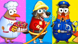 Nuestras Canciones Infantiles en Español | Zorro y Pollo