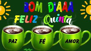 Mensagem de Bom Dia! Feliz Quinta! A alegria do Senhor é a nossa Força! #bomdia #quinta