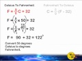 Temperature Conversion: Celsius and Fahrenheit