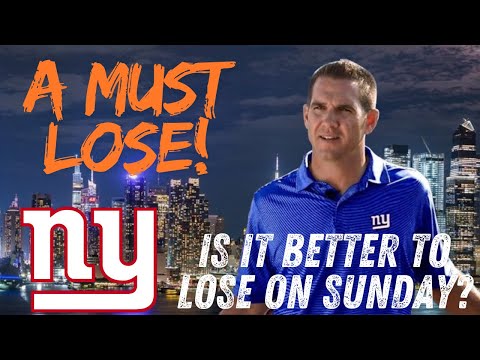 A Must LOSE Game For The New York Giants On Sunday