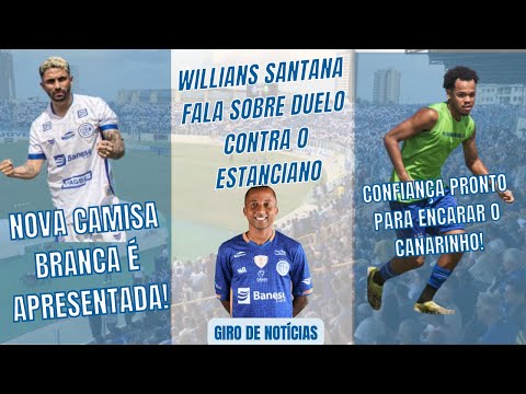 CAMISA BRANCA DO CONFIANÇA É LANÇADA | DRAGAO PRONTO PARA ENCARAR O ESTANCIANO | GIRO DE NOTÍCIAS