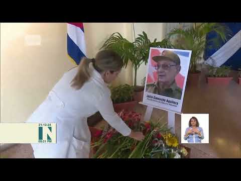 Pinar del Río le rinde tributo al Comandante de Cuba, Julio Camacho Aguilera