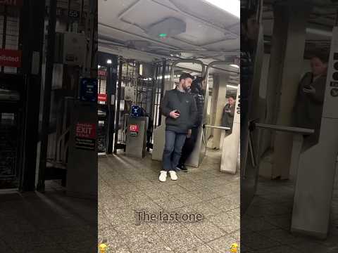 Subway exit prank #subway #prank #exit #funnyvideos
