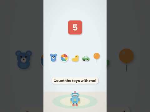 How to Count Objects 1 to 5 #Shorts
