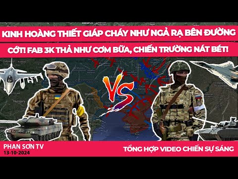 KINH HOÀNG thiết giáp cháy như ngả rạ bên đường Cớt! FAB 3K thả như cơm bữa, chiến trường nát bét!