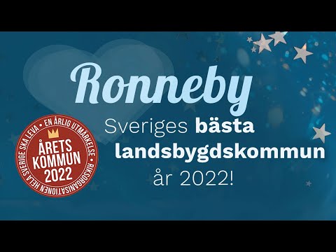 Ronneby - Årets landsbygdskommun 2022!