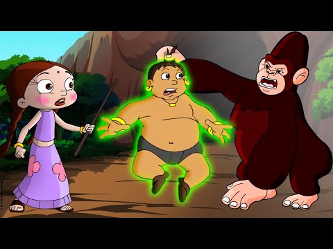 Chutki - Wild Gorilla Attacks Kalia Ustaad | Cartoons for Kids | Fun Kids Videos