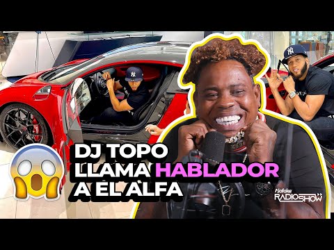 DJ TOPO ADVIERTE A EL ALFA NO LLEVARSE DE CRISTIAN CASA BLANCA (EL DESPELUÑE)