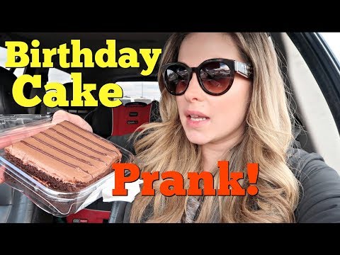 BIRTHDAY CAKE PRANK - Pranksters in Love Family