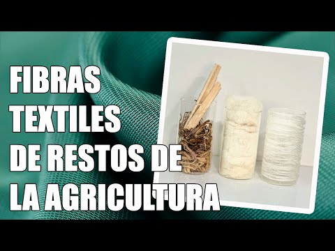 Hacen fibras textiles con desperdicios de la agricultura