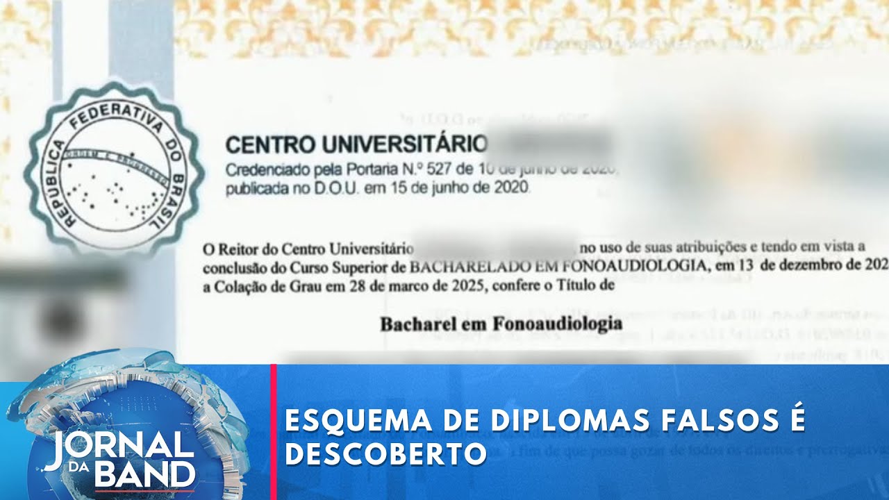 Esquema de diplomas falsos é descoberto | Jornal da Band