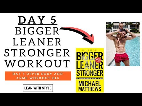 bigger leaner stronger workout pdf