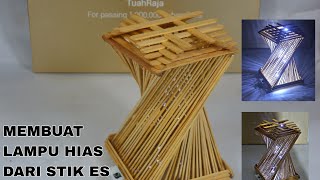 DIY CARA MEMBUAT LENTERA  DARI STIK ICE CREAM, KAMU BISA BUAT DI RUMAH