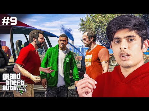 MEETING OF THREE GANGSTERS | GTA 5 GAMEPLAY PART 9 (HINDI DUBBED)