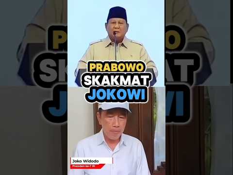 SEMAKIN SERU...PRABOWO SKAKMAT JOKOWI #prabowo #prabowosubianto #jokowi #gibran #ijazahpalsu