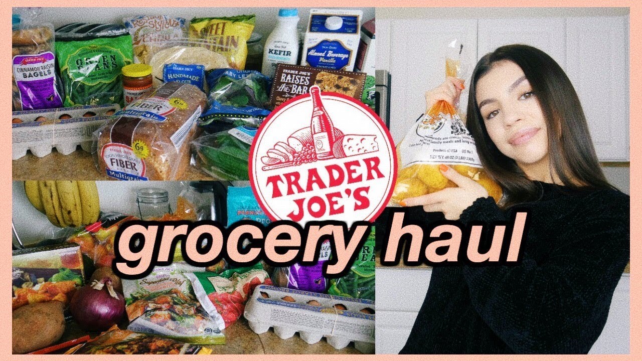 Trader joe's affordable grocery haul - Audrey Victoria