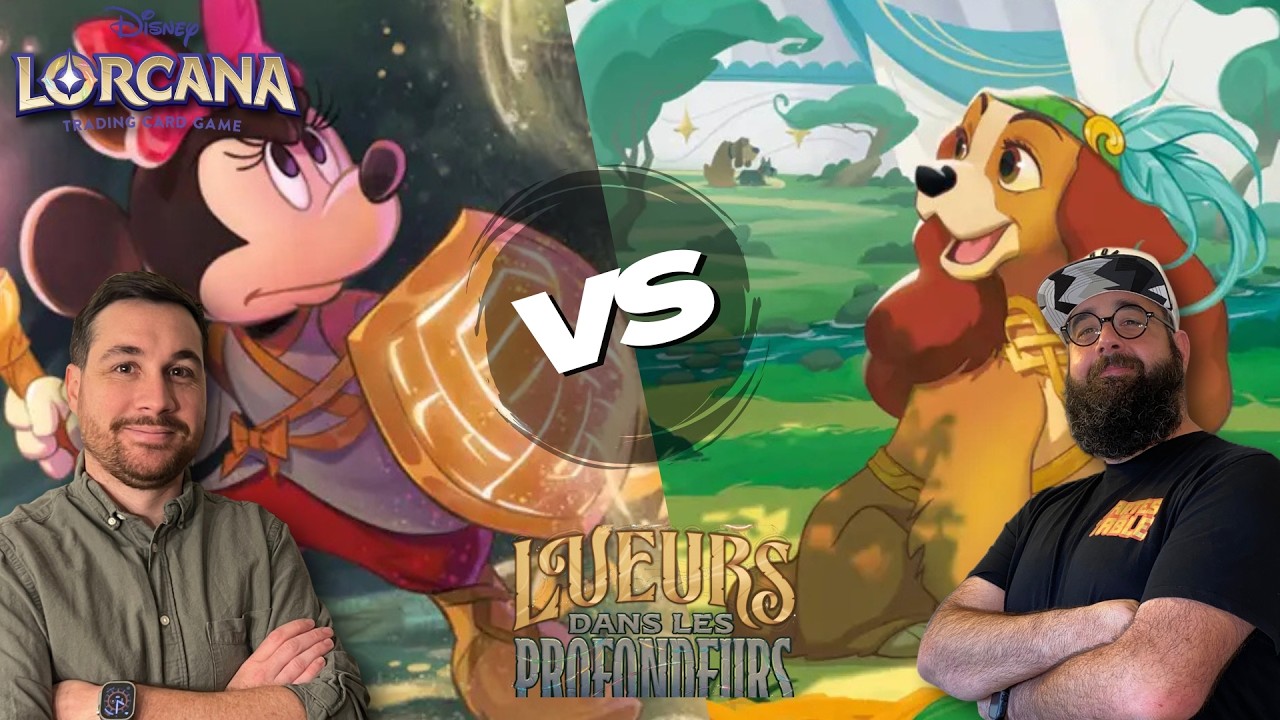 LORCANA - MINNIE (RUBIS / AMBRE) VS LADY (AMBRE / EMERAUDE)