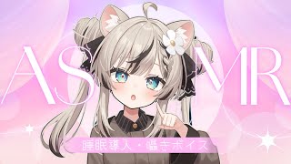 【ASMR】 ぐっすり寝れる・囁きボイス・耳かき/ Earcleaning / whispering