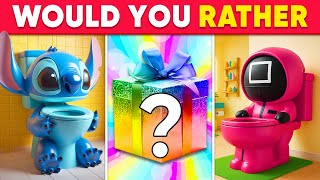 Would You Rather...? LUXURY Mystery Gift Edition 🎁❓🦄 Daily Quiz