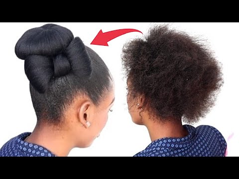 She Asked For A Quick And Unique Updo Hairstyle / bow tie Hairstyles For Short Hair