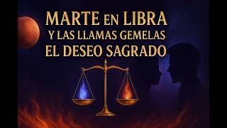 🔥 SE ENCIENDE EL FUEGO DEL AMOR SAGRADO🪐 MARTE EN LIBRA Y EL REENCUENTRO DE LAS LLAMAS GEMELAS