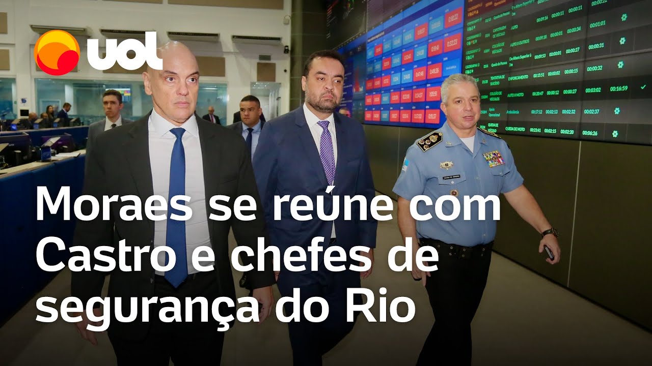 Moraes se reúne com Castro e chefes de segurança do Rio após operação policial deixar 121 mortos
