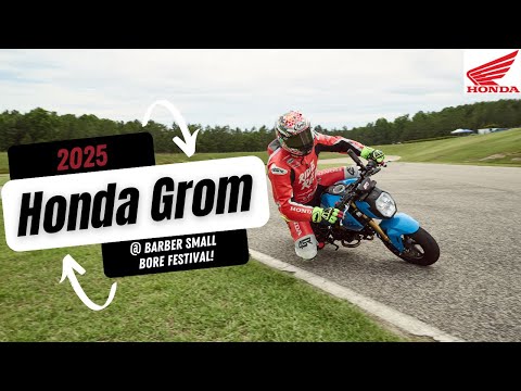 Unveiling the 2025 Honda Grom at Barber Small Bore Festival!