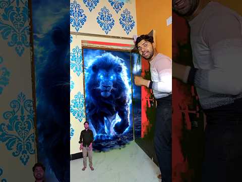 bahar to khatarnaak lion he | #shorts #magic #vfx