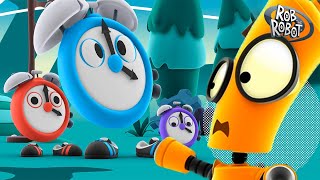 Tick Tock, Cuckoo Chaos!  | Rob The Robot | Preschool Learning