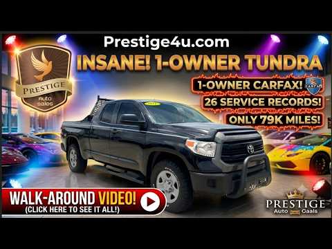 FOR SALE * 2017 TOYOTA TUNDRA * ONLY 79,000 MILES * PRESTIGE AUTO SALES (OCALA, FL)