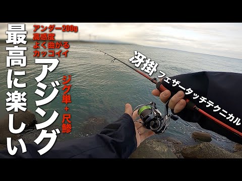 冴掛フェザータッチテクニカルで最高のアジングをしてきた…たまらん……