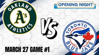 Blue Jays HOME OPENER 2026 🔥 Toronto vs Athletics – Opening Day Energy!