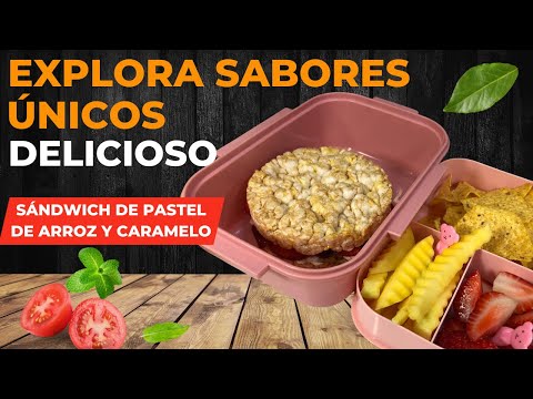 Explora Sabores ÚNICOS: SÁNDWICH de Pastel de ARROZ y CARAMELO