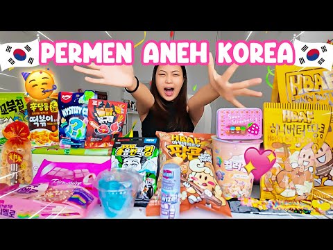 BORONG SNACK TERANEH DI KOREA!! 😱 ADA YUPI SAMYANG RASA APAAN NIH 🤢🤮