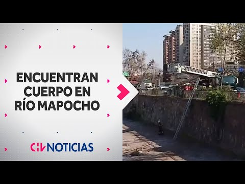 Investigan hallazgo de un cuerpo en el río Mapocho: Sería una persona en situación de calle