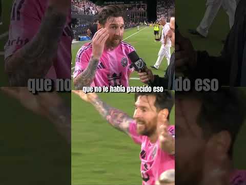 Messi muy ENOJADO con los ARBITROS 😡