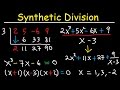 Exploring Synthetic Division and the Remainder Theorem