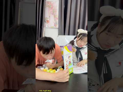 Đổi bánh pudding để lấy thạch sữa chua #shortvideo #tuyettuyettv