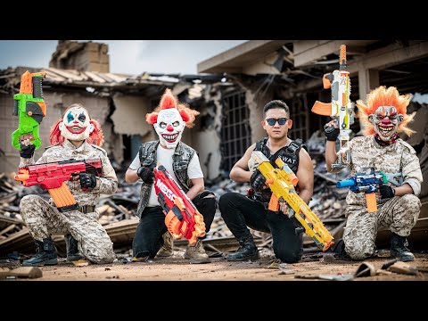 LTT Nerf Mod : SEAL X Hero Fight The Dark Crime Boss To Recover Mysterious Stolen Data!