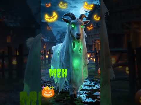 Halloween Farm Animal Sounds Song | Spooky Animals Song for Kids | Pig, Goat, Sheep