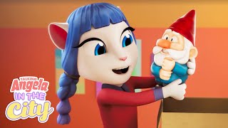 Angela's New Friend 🤗❤️ Talking Angela: In The City | LIVE Cartoons for Kids