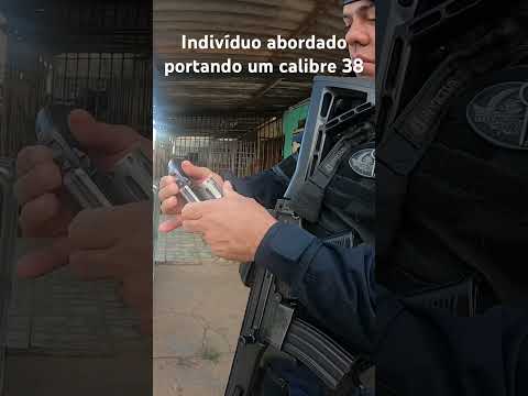 Indivíduo abordado portando um calibre 38 #gtop #policia #shorts #pmdf #policia #cac #enquadros