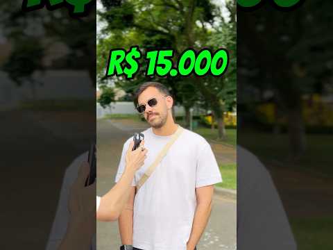 Qual sua profissรฃo? ๐ธ #dinheiro #trabalho #viral #entrevista #profissao