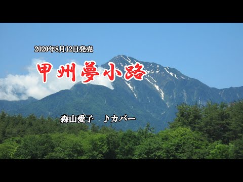 『甲州夢小路』森山愛子　カバー　2020年8月12日発売