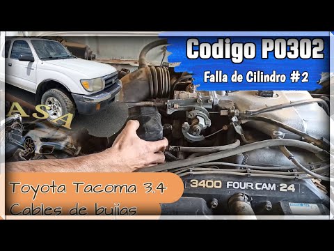 Toyota Tacoma, Código P0302, Problema en Cables de bujías.